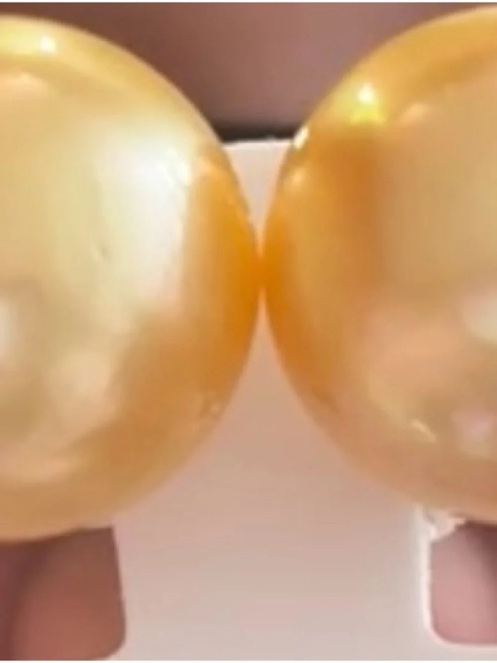 18K Gold South Sea Pearl Stud Earrings